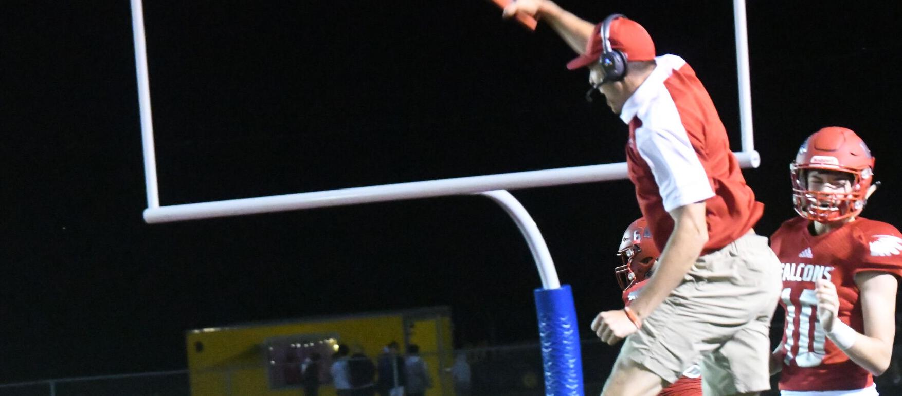 Hoegh jumps in excitement